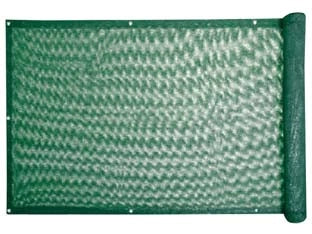 RETE OMBREGGIANTE PER BALCONI IN HDPE VERDE  mt.0,75h. rot. mt.6    TREX