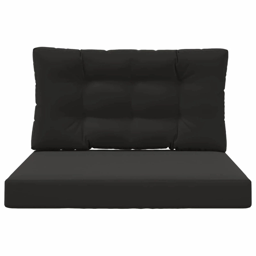 Cuscino per divano da esterno 2 pcs Nero Poliestere