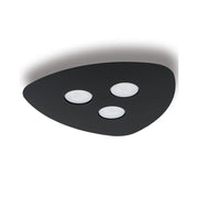 Nowodvorski Organic plafoniera 3 luci GX53 nera in metallo