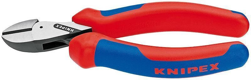 KNIPEX 73 02 160 X-Cut Tronchese Laterale Compatto con Impugnature Multicomponente 160 mm Acciaio al Cromo-Vanadio colore Nero