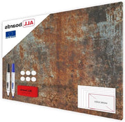 Tavolo magnetico per magneti - 60x40 cm - stile ruggine - metallo