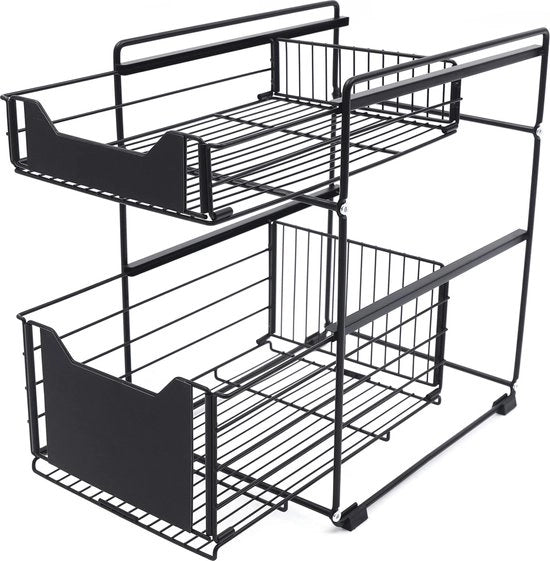 Organizzatore di Cucina con Cassetti Estensibili - Design Moderno - Antiscivolo