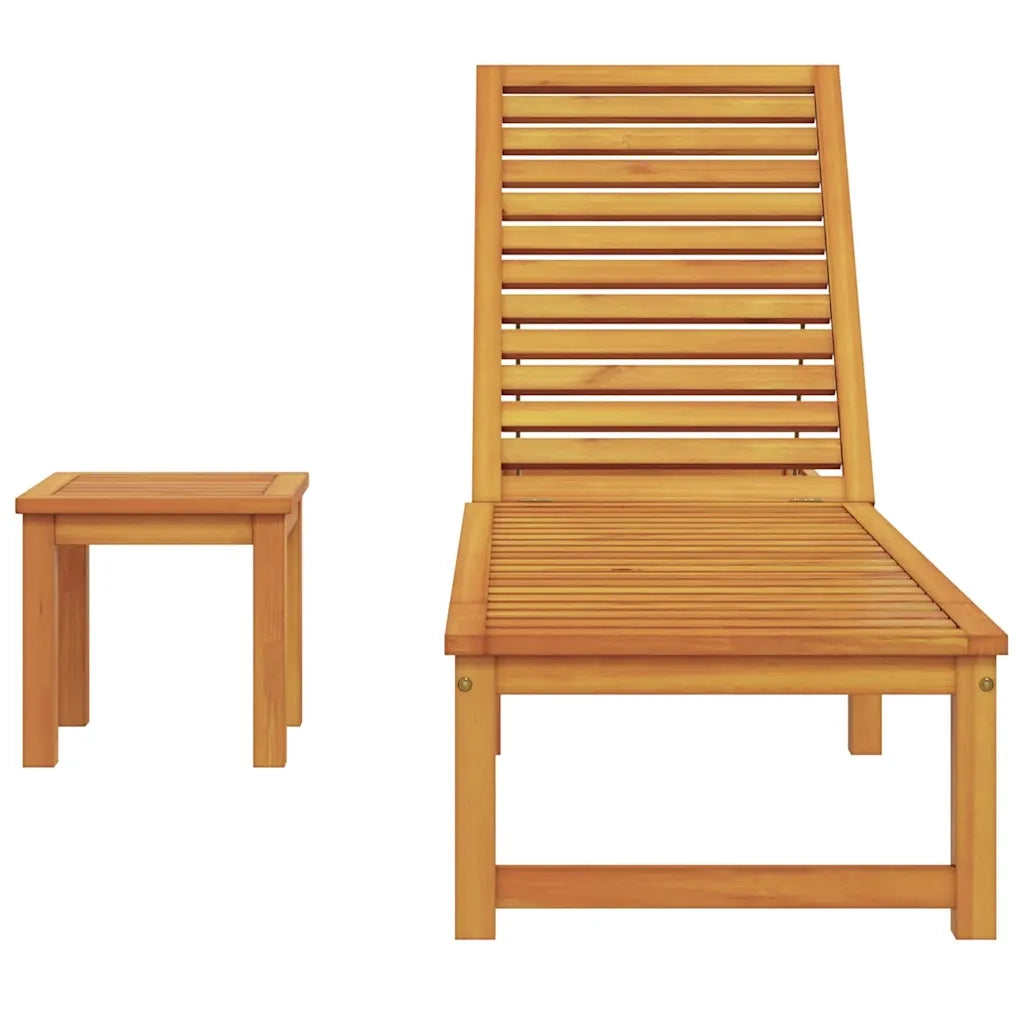Lettino da Lettino sole | Sdraio da giardino | Lettino da sole Marrone 202 x 53 x 89 cm