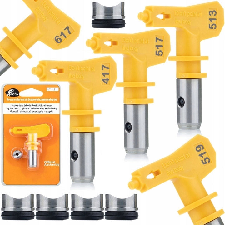Set di Ugelli di Spruzzatura Rosfix Ultra Spray Modelli 513, 517, 519, 417, 617 – Alta Qualità e Precisione