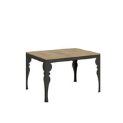Tavolo allungabile 90x120/224 cm Paxor Evolution Quercia Natura telaio Antracite
