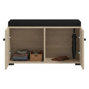 Druento, Mobile da Ingresso un Ripiano, 77x35x40.5h cm Marrone Rovere