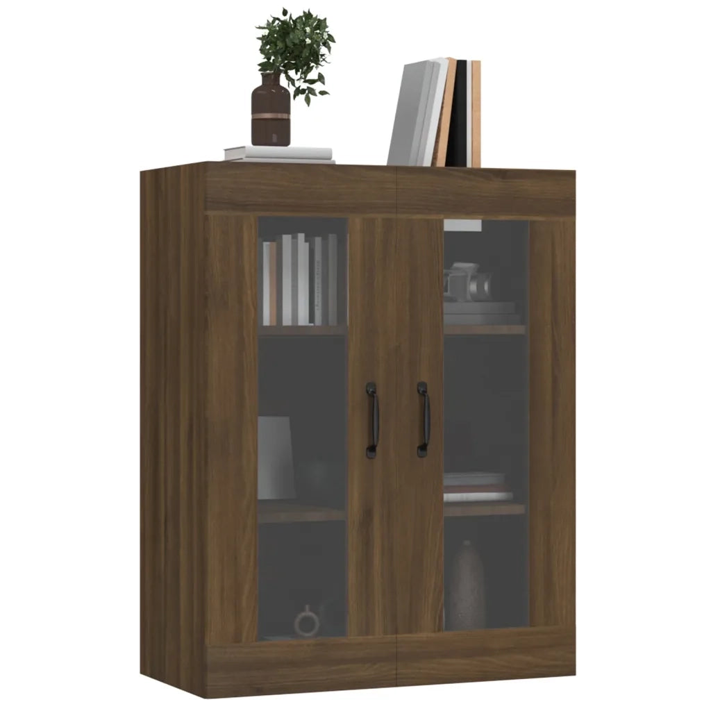 Armadietto Pensile a Parete Rovere Marrone 69,5x34x90 cm CFW6974234