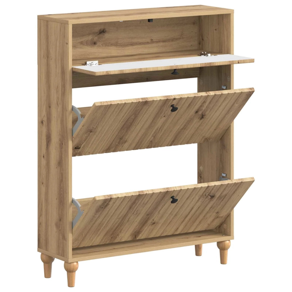 Mobile per scarpe ALKMAAR 78 x 24 x 103 cm Legno ingegnerizzato 896224