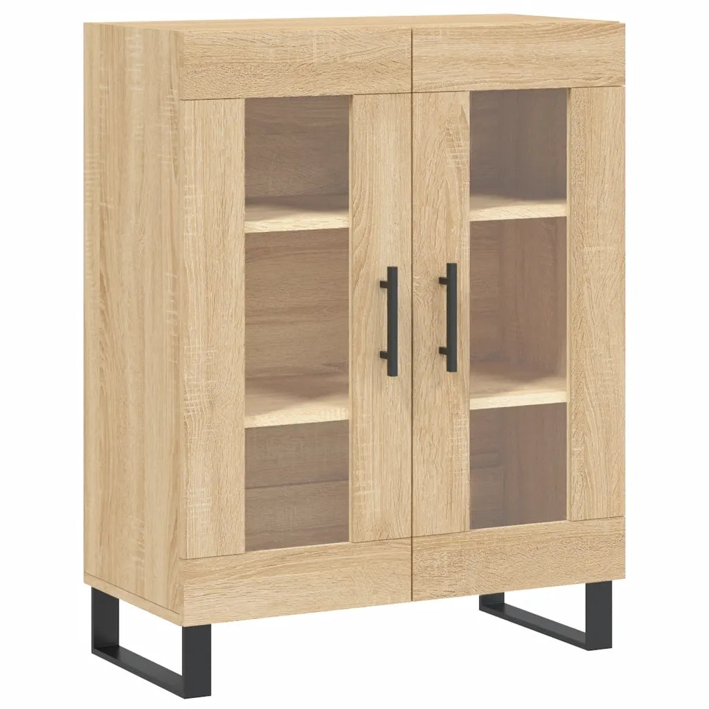 Credenza Rovere Sonoma 69,5x34x180 cm in Legno Multistrato 3189344