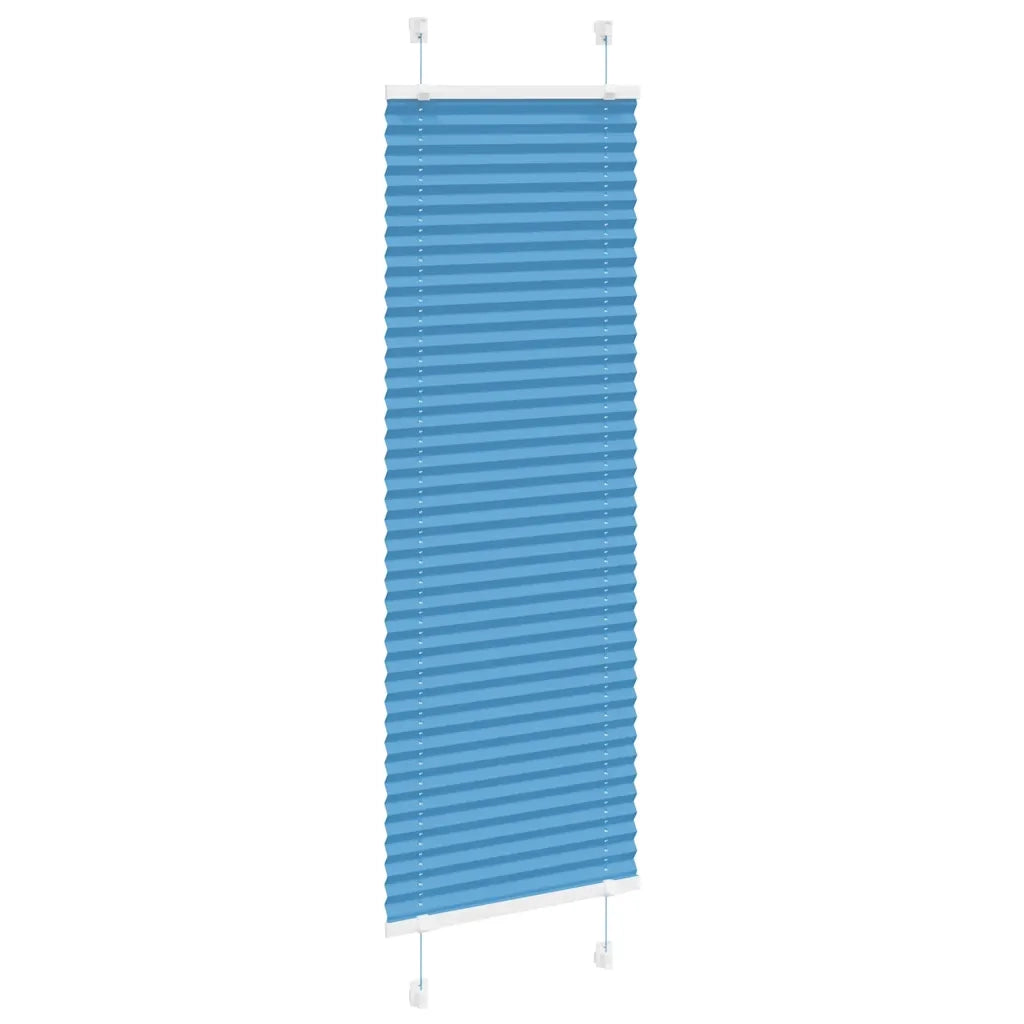 Tenda Plissettata Blu 40x150 cm Larghezza Tessuto 39,4 cm 4015182