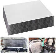 Isolatiemat per auto, 20 pezzi, 18 x 25 cm, 5 mm, isolamento acustico, adesivo, isolamento acustico, materiale morbido, resistente al calore, impermeabile all'acqua, idoneo per capote, tetto, portiere, scarpe da lavoro