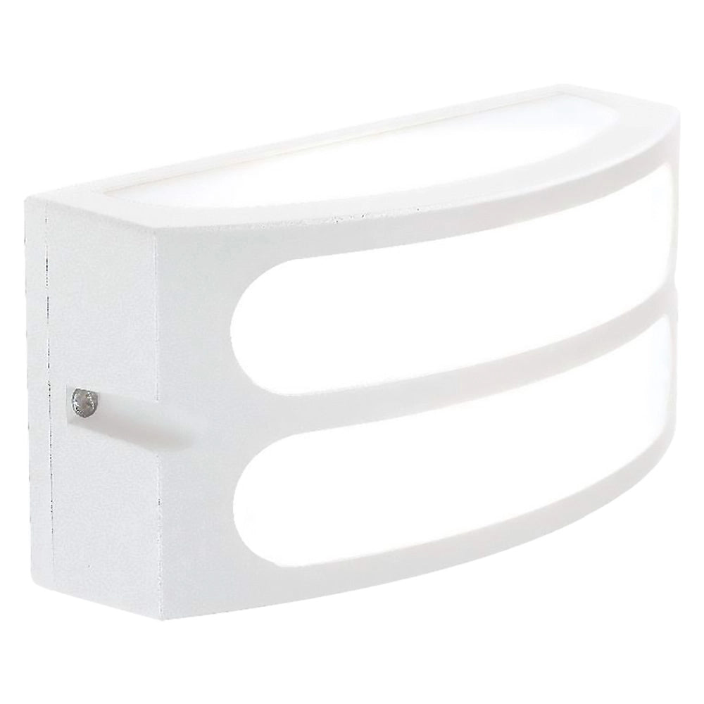 Applique bianco 22x8,5x10 cm E27 IP54