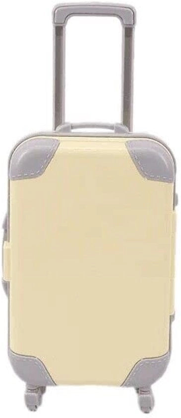 Cassetto di conservazione per bambole - Scatola da viaggio - Cassa per giocattoli - Scatola decorativa per conservazione - 13,5x8,5x4 cm - Finestra alta di qualità - Cassa per bambole