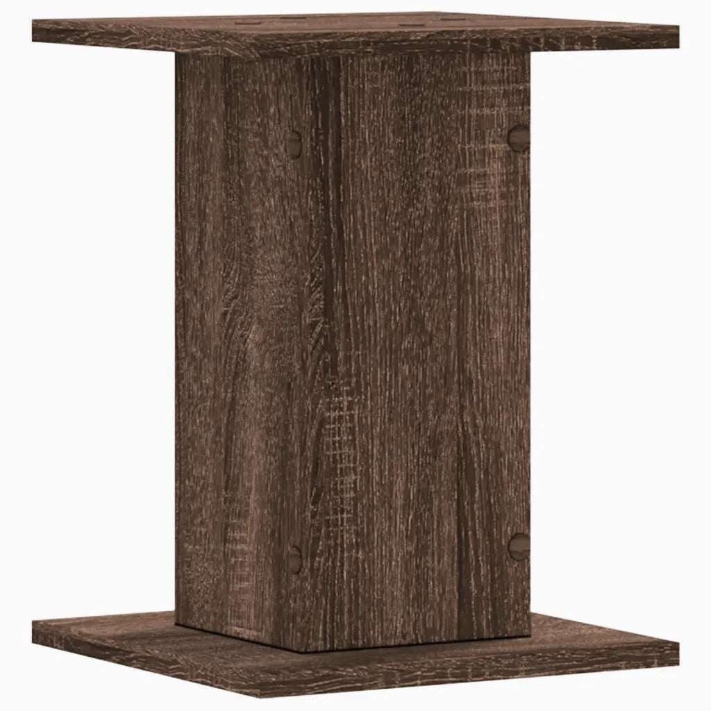 Supporti Altoparlanti 2 pz Marrone 30x30x40cm Legno Multistrato 852651