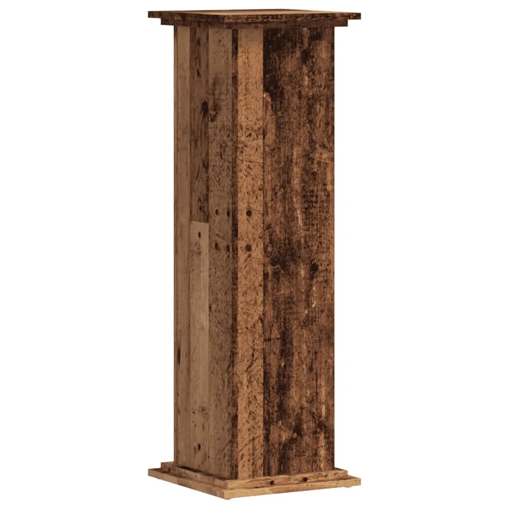 Supporto per Piante Legno Vecchio 33x33x100 cm in Truciolato