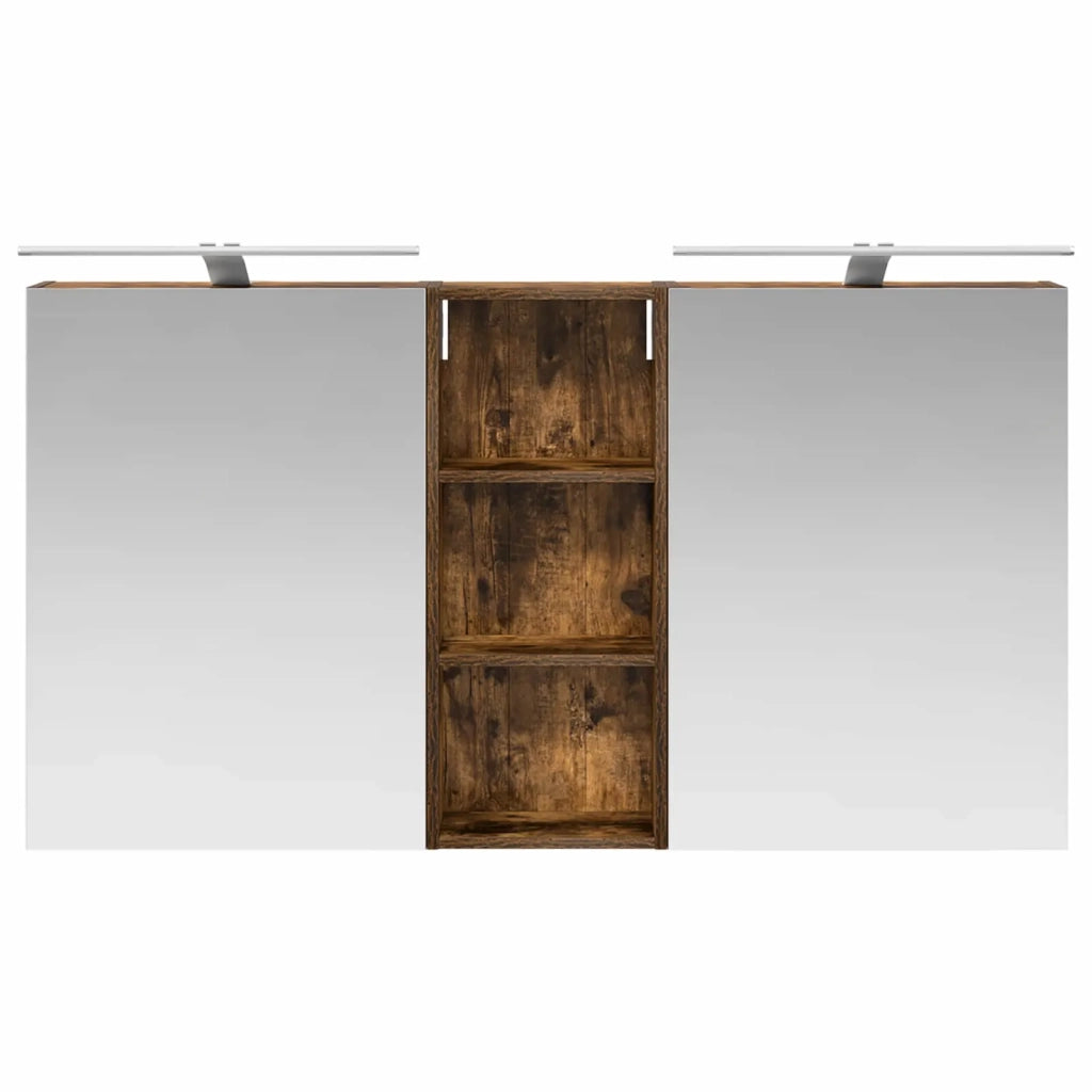 Set di Armadi da Bagno con lo scaffale 3 pcs 130 x 14,5 x 70 cm 3403772