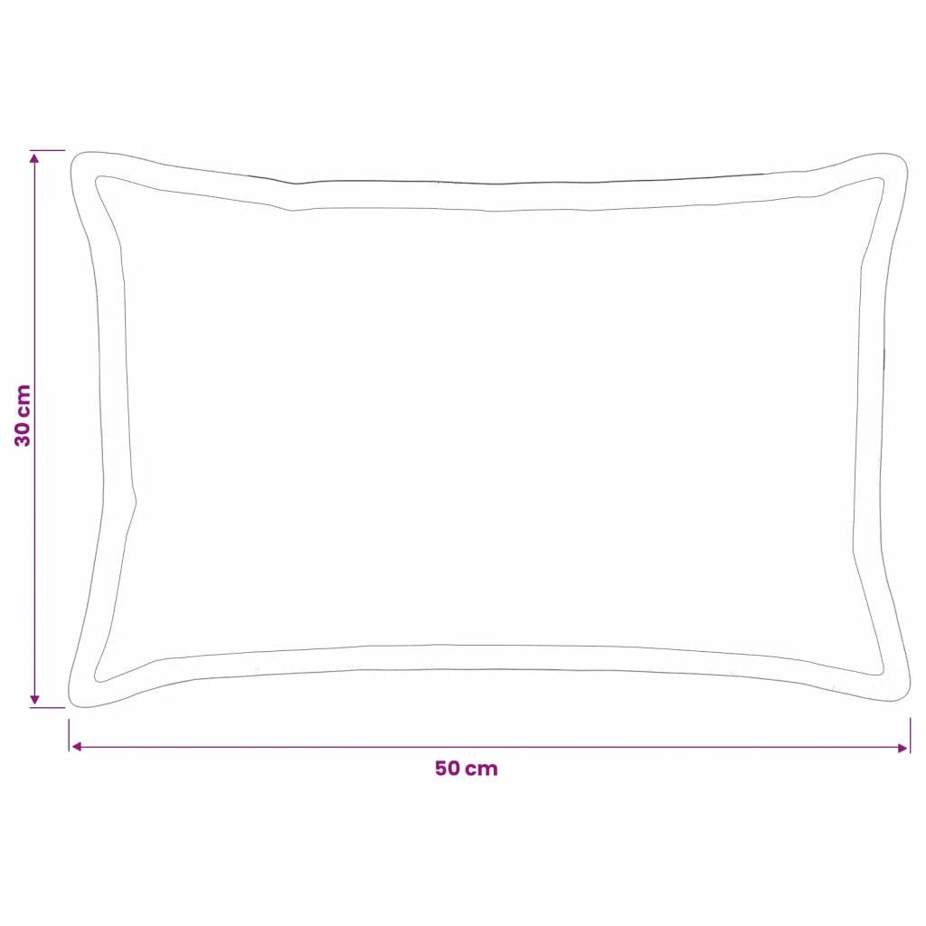 Federa 2 pz HOUTEN Azzurro 30 x 50 cm 916327