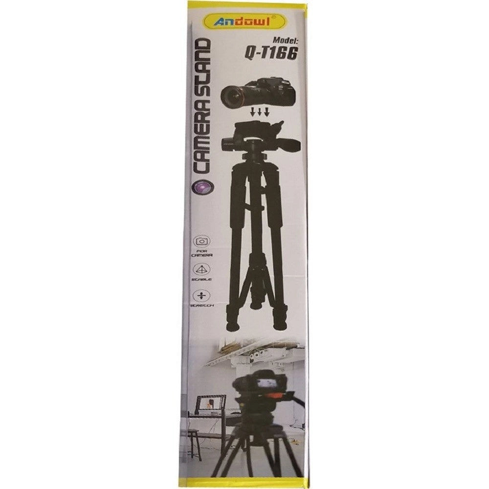 Trade Shop - Treppiede Regolabile Video Foto Pieghevole Antiscivolo Supporto Fotocamera Q-t166 -