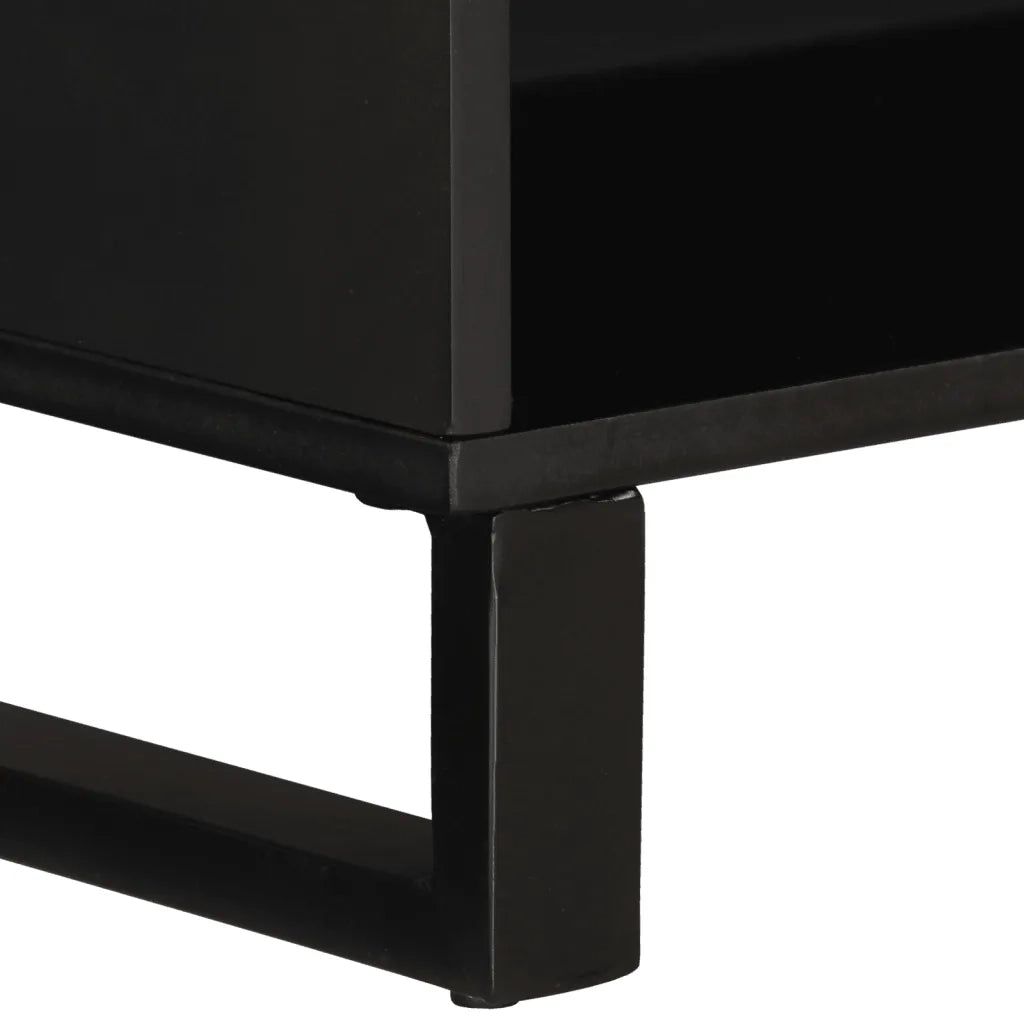 Credenza-Buffet-Armadio da cucina 85x33x75 cm in Legno Massello di Acacia