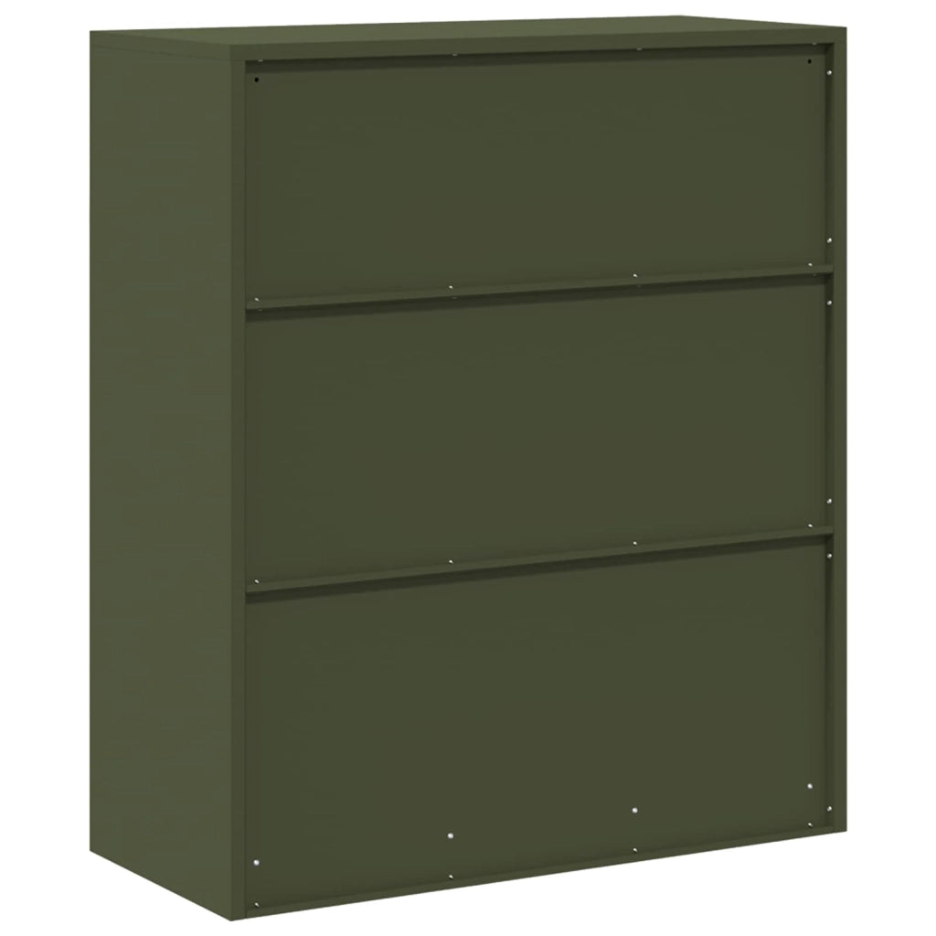 Armadio Verde oliva 90 x 40 x 105 cm Acciaio 891650