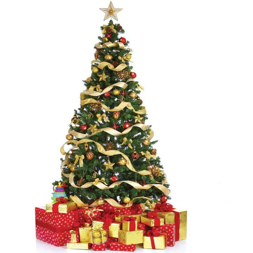 Trade Shop - Albero Di Natale 210 Cm Base A Croce Folto Ecologico Rami Artificiale 758 Rami -