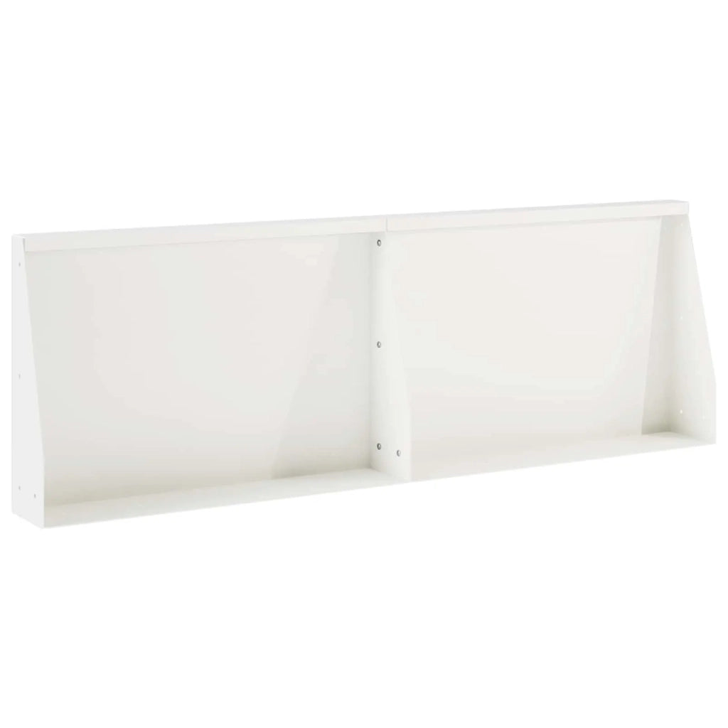 Muro di contenimento 2 pz 60 x 12 x 50 cm Acciaio Bianco 8015277