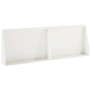 Muro di contenimento 2 pz 60 x 12 x 50 cm Acciaio Bianco 8015277