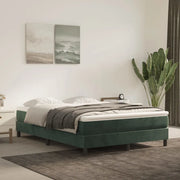 Materasso a Molle-Materasso per letto Verde Scuro 140x200x20 cm in Velluto
