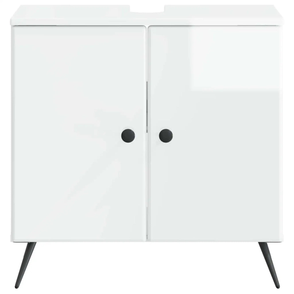 Armadio per Lavabo da Bagno BREDA Bianco Lucido 897449