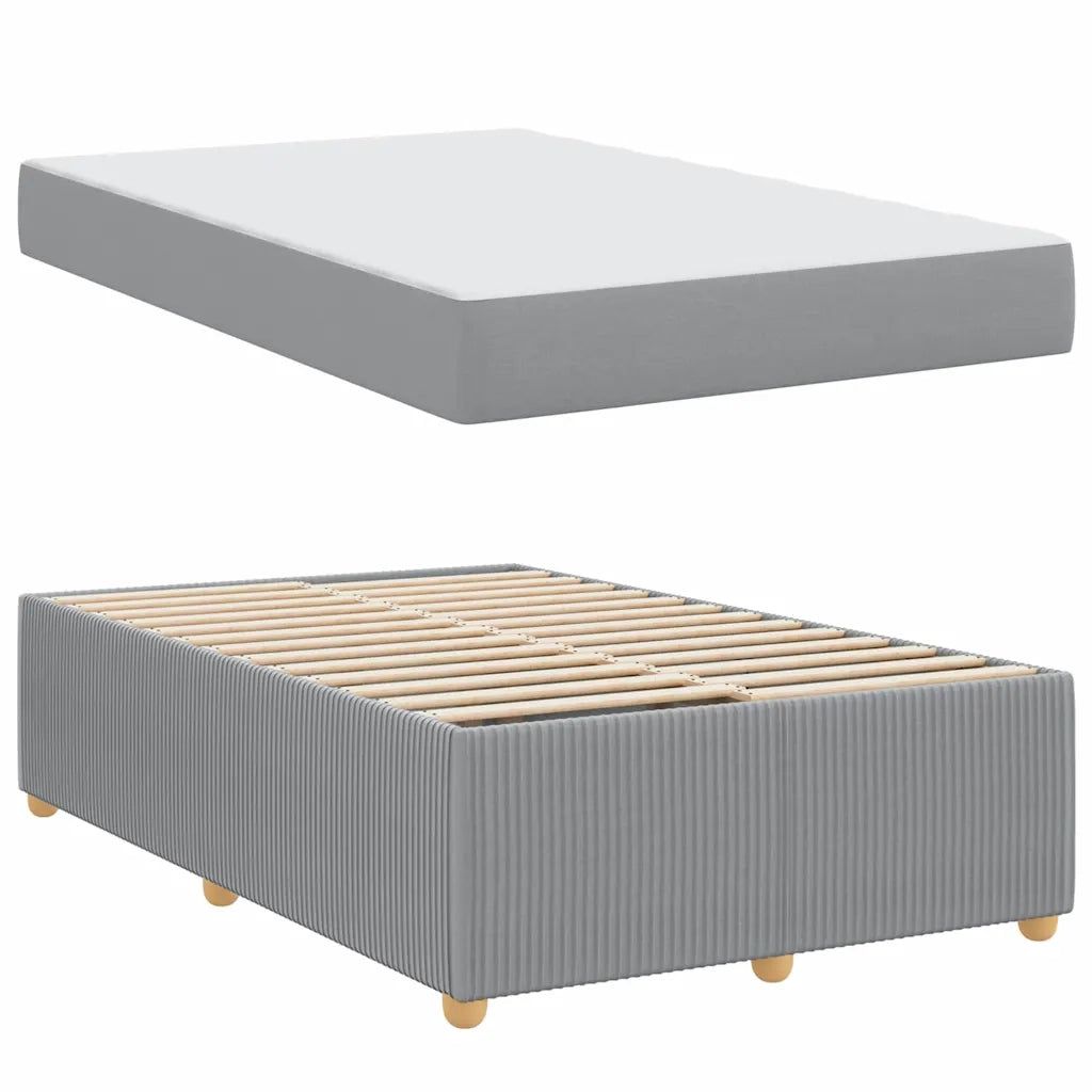 Struttura del letto Grigio chiaro 120 x 190 cm Tessuto 3398366