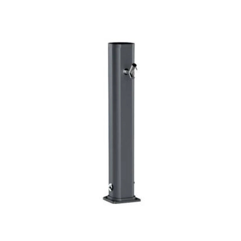 Fontana In Alluminio Con Rubinetto Porta Gomme Colore Antracite Cv-A695/7016