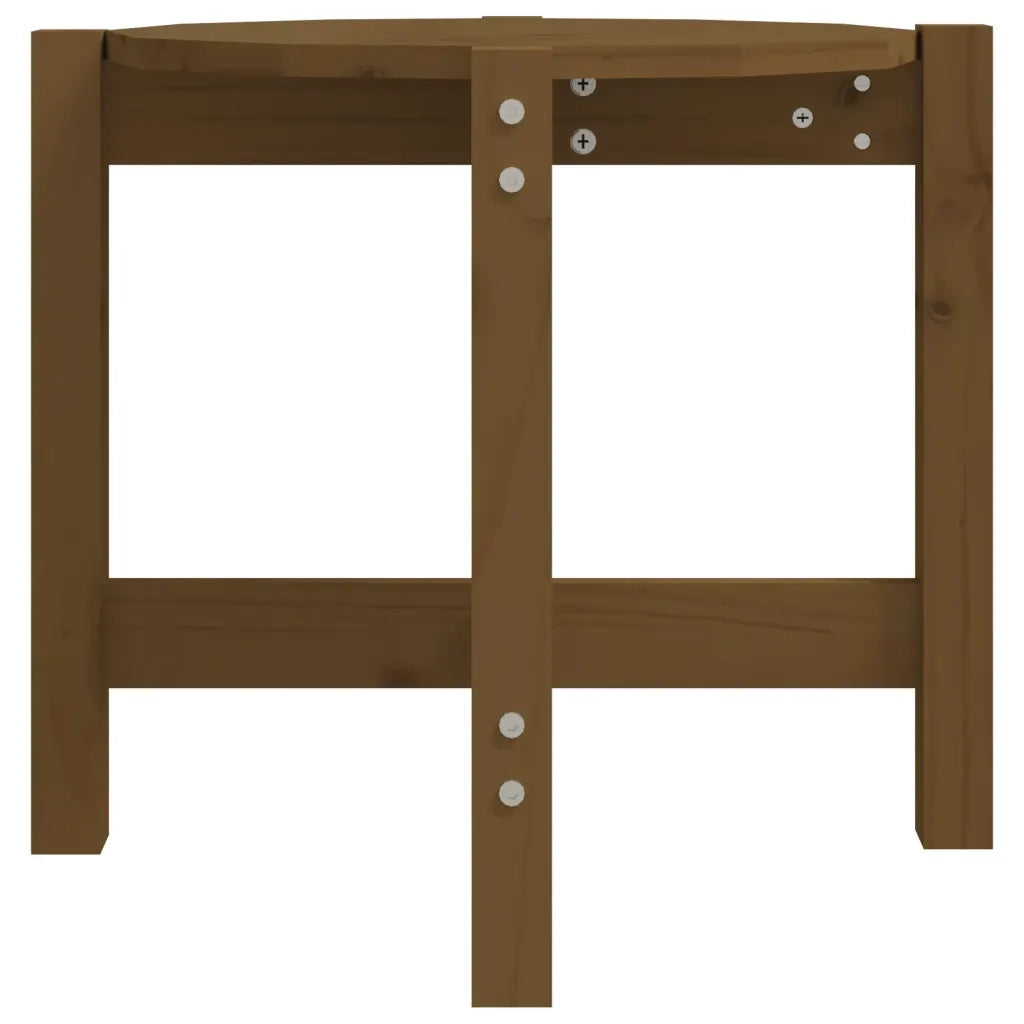 Tavolino da Salotto-Tavolino da soggiorno-Tavolo Ambra ? 52,5x45cm in Legno Massello di Pino