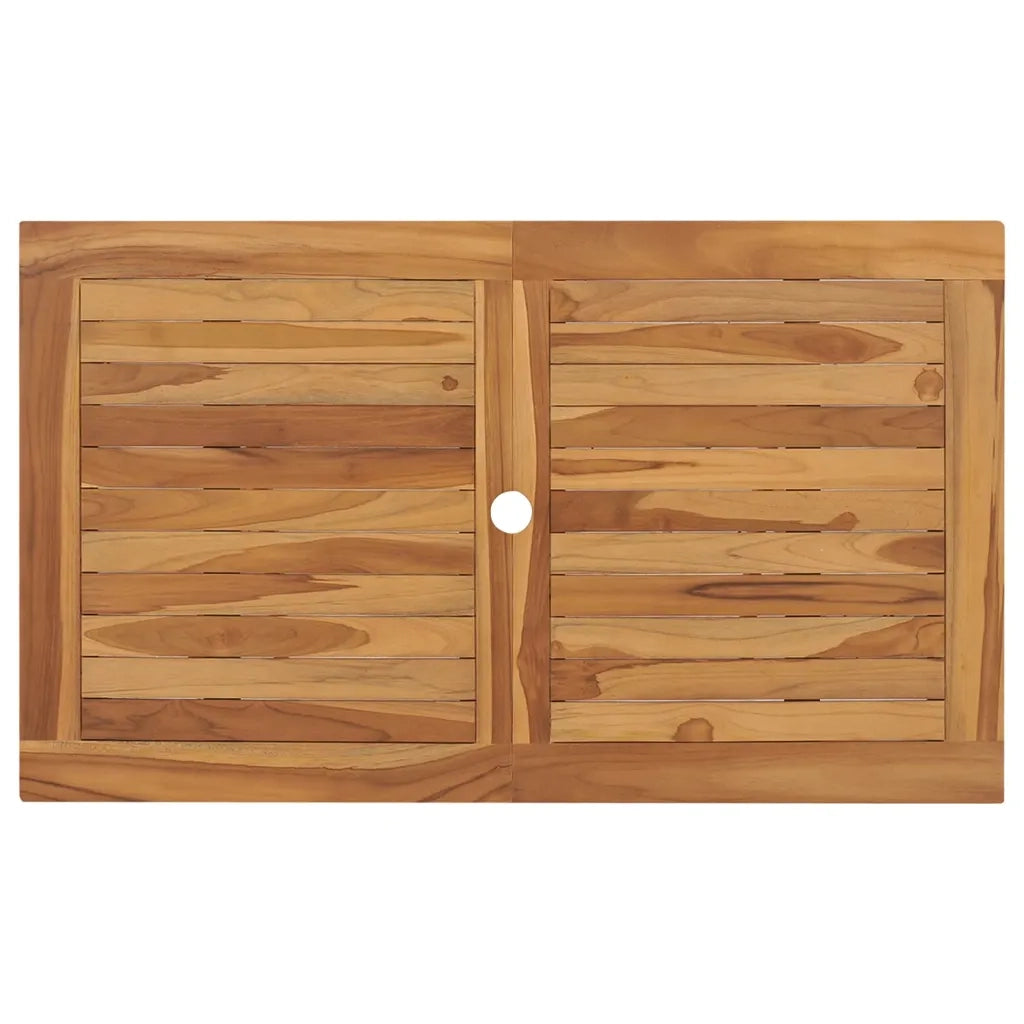 Set da Pranzo da Giardino 7 pz in Legno Massello di Teak 3059604