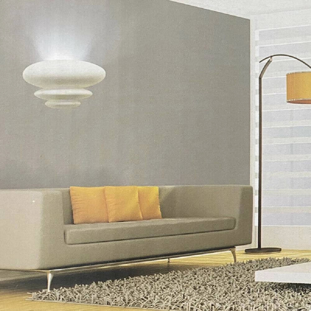 Trade Shop - Applique In Gesso Da Parete Verniciabile Lampada Da Muro Moderna Attacco G9 E46 -