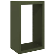 Portalegna 60 x 40 x 100 cm acciaio verde 02_0043721