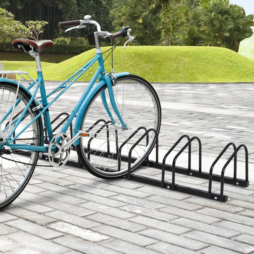 Portabiciclette per 6 biciclette ¨C Minimal ¨C acciaio 179x33x27 cm