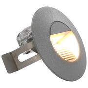 Lampade da Parete da Esterno a LED 6 pz 2 W Argento Rotonde 45655