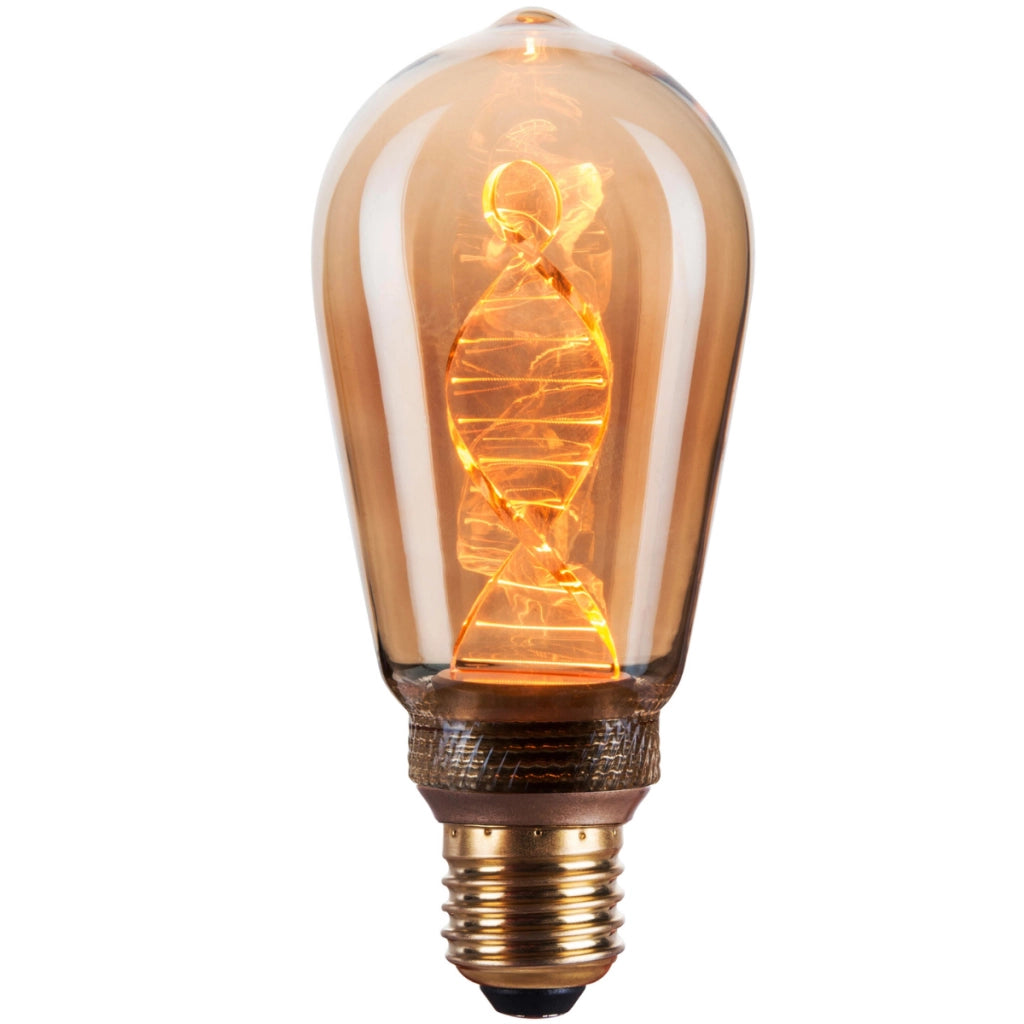 Lampadina LED ST64 ambra E27 3,2W 130lm 1800K Polux