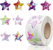 Stickers di Riconoscimento per Bambini - Universo Rosa Stickers con Stelle per il Tabellone di Riconoscimento - Stickers per "Bene Fatto" per Bambini e Piccoli (248 cm)