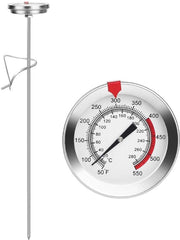 Termometro per cottura - Flessibile - Resistente all'ossidazione - 30 cm - Termometro per caffè - Adatto per cucina e forno - 20 a 280 °C