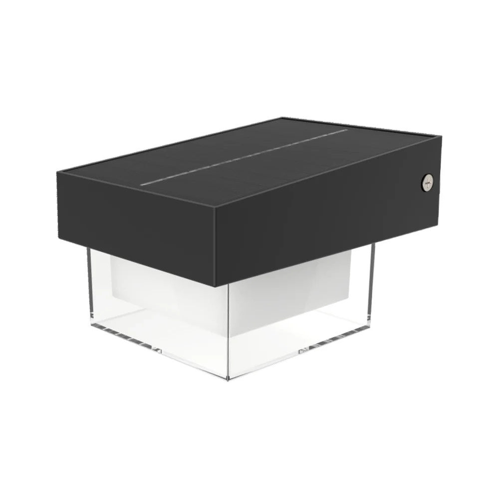 Trade Shop - Applique Solare Con Sensore Movimento Lampada Led Da Esterno Luce 6000k Ip54 Zq-bd-005gy -