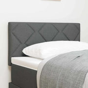 Testiera in Tessuto-Testata Grigio scuro 80 cm Tessuto