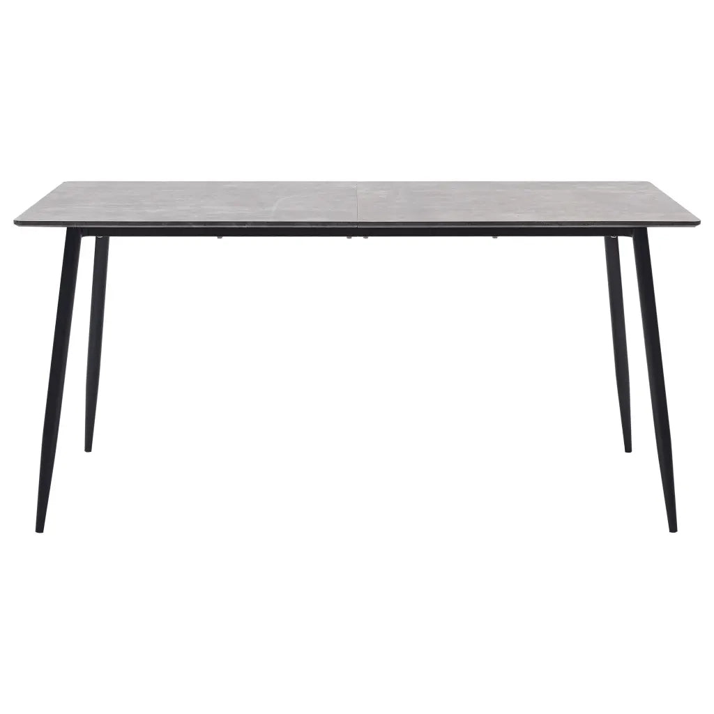 Tavolo da Pranzo Grigio 160x80x75 cm in MDF 281572