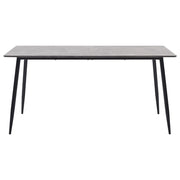 Tavolo da Pranzo Grigio 160x80x75 cm in MDF 281572