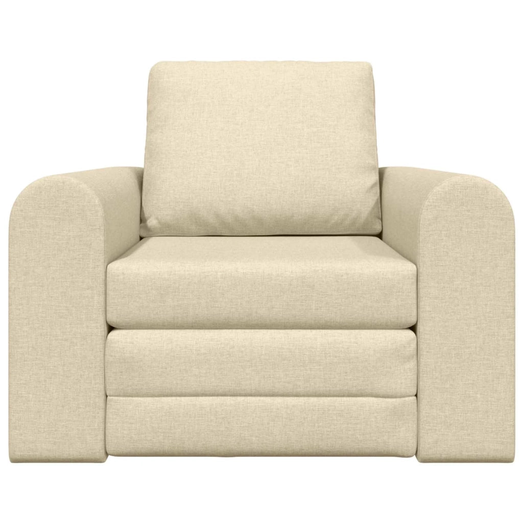 Divano letto Crema 98 x 71 x 83 cm Tessuto 4106661