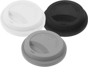 Set di 3 tappi di caffè in silicone riutilizzabili per tazze da 85 mm - verde - tappo per caffè da portare via - ideale per la strada.