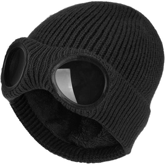 Cappello Impermeabile in Lana Fleece - Foderato a Maglia - Unisex - Comodo - Ideale per Attività Invernali