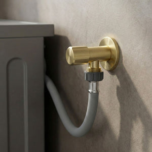 Valvola Ad Angolo 02 1/2" X 3/4" Brush Gold