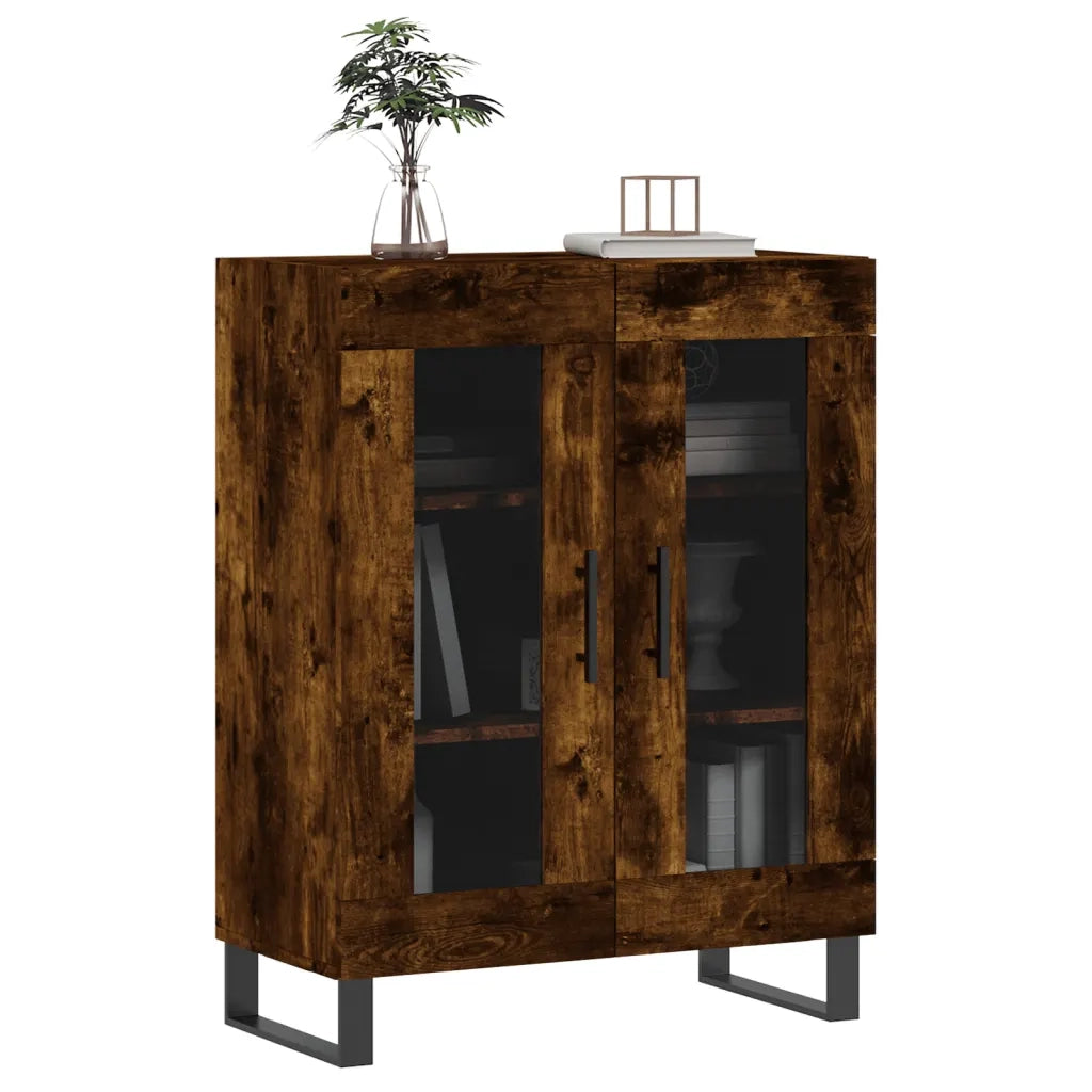 Credenza Rovere Fumo 69,5x34x90 cm in Legno Multistratocod mxl 81191