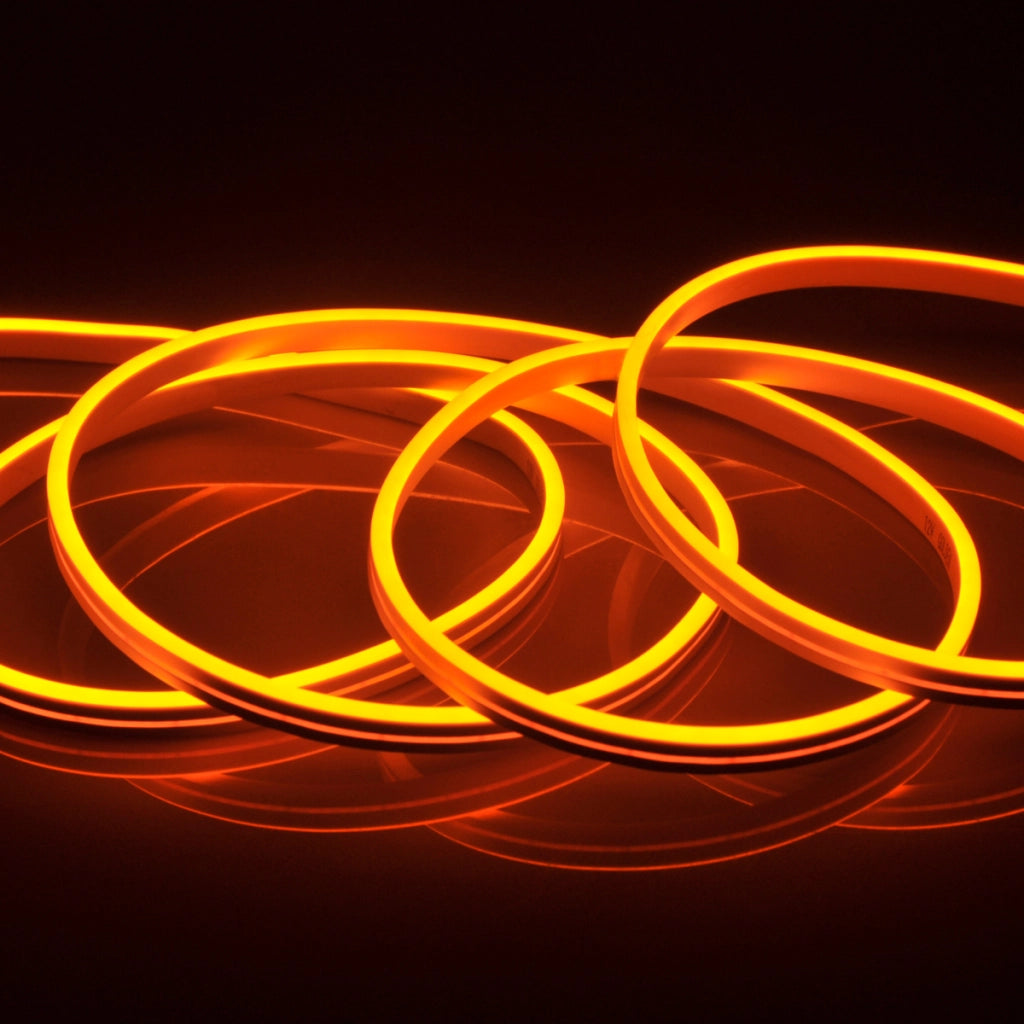 Striscia LED Neon 24V 5m Arancione IP65 Polux da esterno
